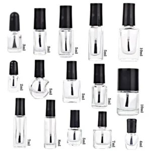 Clear nail polish empty bottles 7 j 4