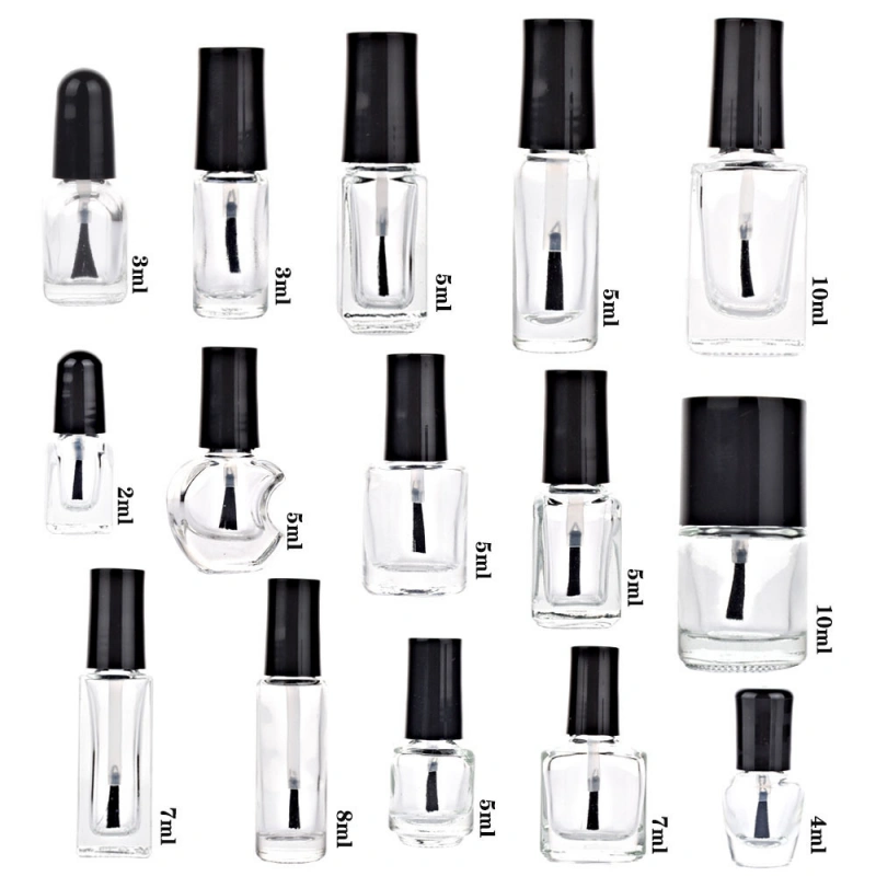 Clear nail polish empty bottles 4 Clear nail polish empty bottles - Image 4