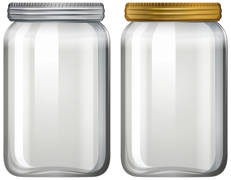 Straight-Sided Mason Jars