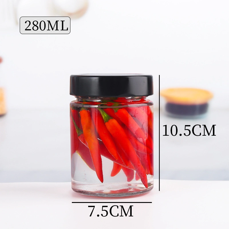High Quality Glass Jam Jar With Metal Lid 2 High Quality Glass Jam Jar With Metal Lid - Image 2