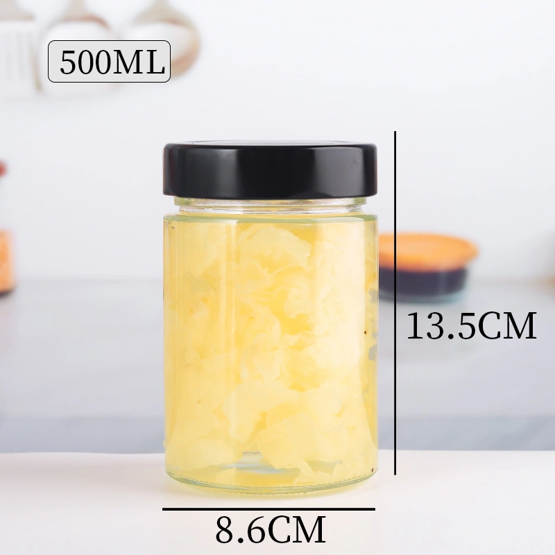 High Quality Glass Jam Jar With Metal Lid 4 High Quality Glass Jam Jar With Metal Lid - Image 4