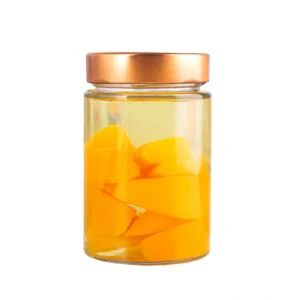 High Quality Glass Jam Jar With Metal Lid