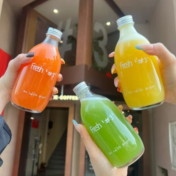New transparent cold brew juice beverage bottle - Image 2