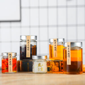 50ml-750 ml Glass Jar With Silver High Cap 5 主图 003 4