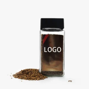380ml Empty Customized Label Glass Coffee Jar