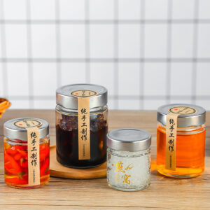 50ml-750 ml Glass Jar With Silver High Cap 7 主图 006 1