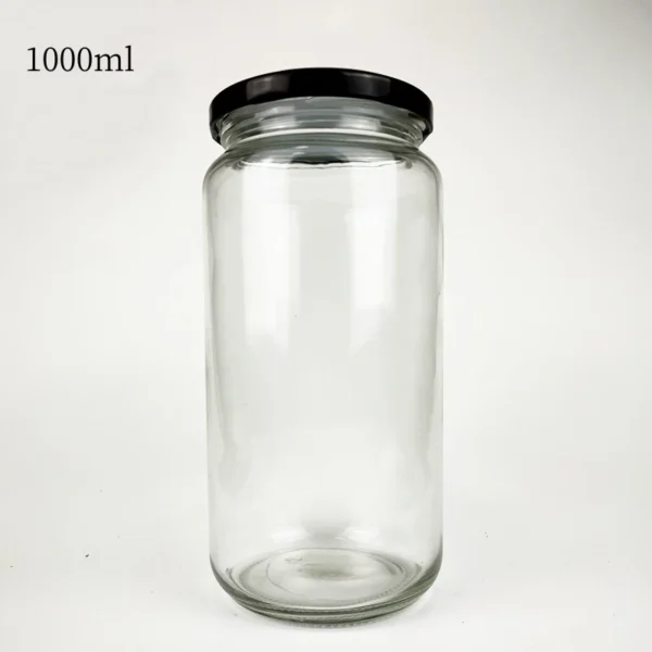 Recycled 100ml 150ml Mason Jar 500ml 750ml Glass Jar - Image 3
