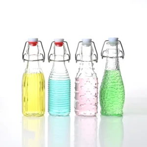 500Ml Glass Beverage Bottles With Flip Swing Top