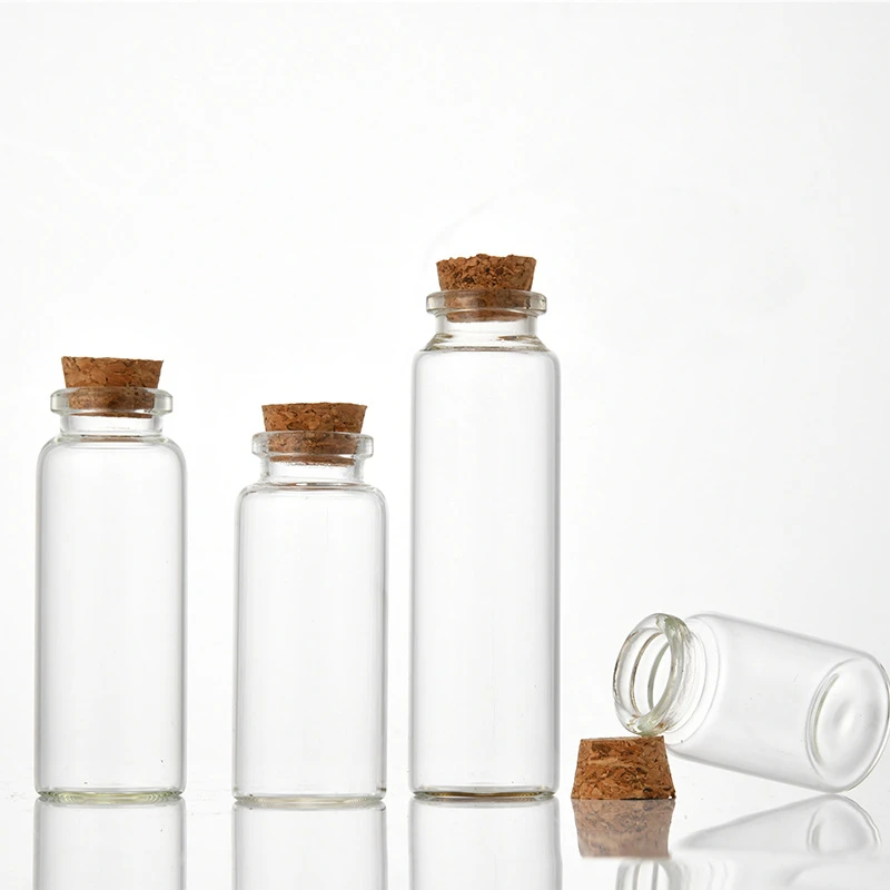 Borosilicate Glass Storage Bottles With Cord 6 Borosilicate Glass Storage Bottles With Cord - Image 6