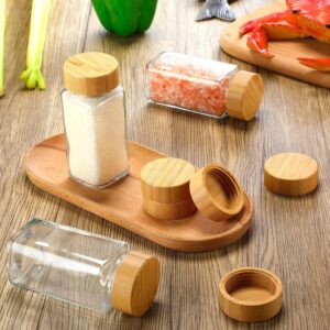 4 oz with Bamboo Lids Set Seasoning Bottles Glass Spice Jars 5 微信图片 20230814105634 1