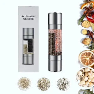 Manual Two-in-one Salt and Pepper Grinder