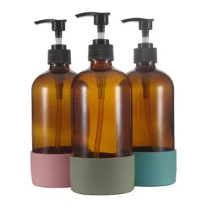 Amber Refillable Glass Spray Bottle