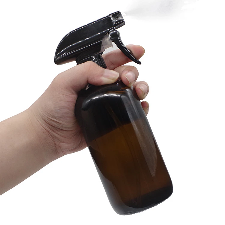 Amber Refillable Glass Spray Bottle 5 Amber Refillable Glass Spray Bottle - Image 5