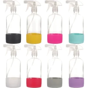 Refillable Cleaning Spray Glass Bottle