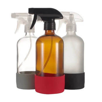 Amber Refillable Glass Spray Bottle 2 Amber Refillable Glass Spray Bottle - Image 2