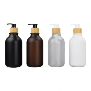Amber Black White Lotion Bottles Dispensers for Skin Essential Oils