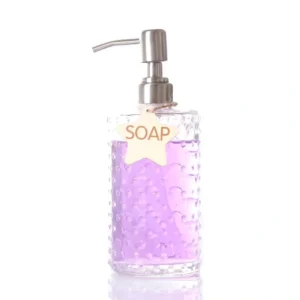 Classic Retro Round Lotion Glass Bottle