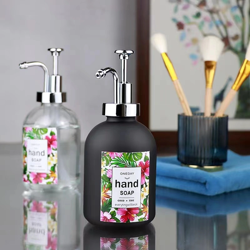 Factory Direct 500ml Soap Dispenser Glass Bottle 3 Factory Direct 500ml Soap Dispenser Glass Bottle - Image 3