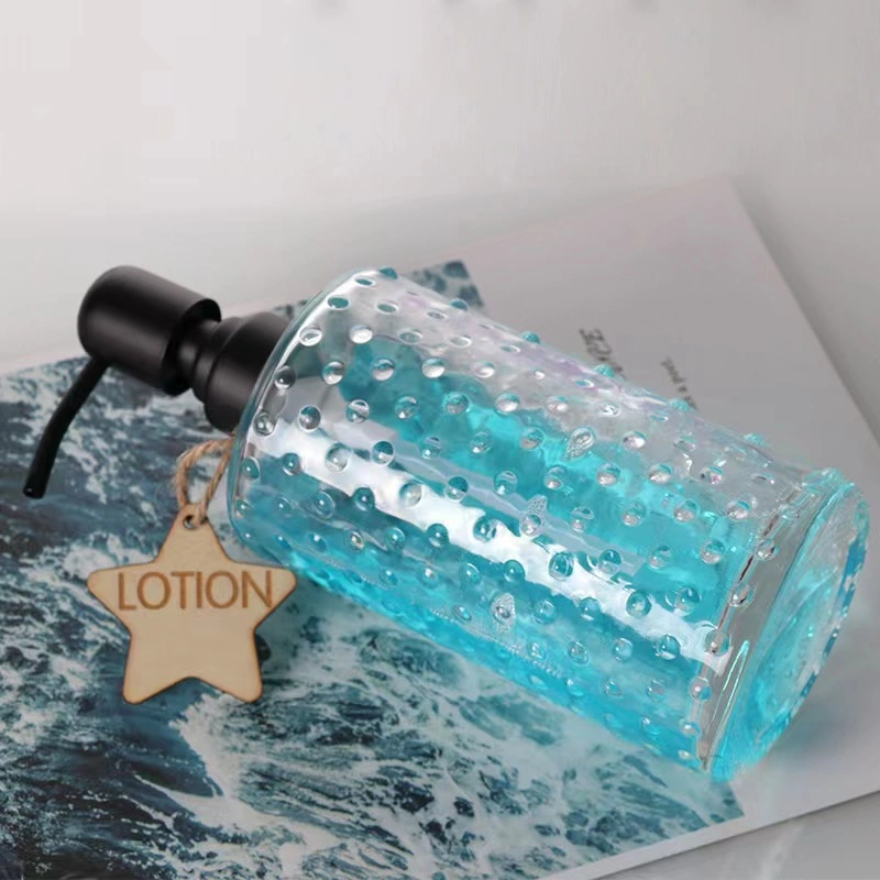 Classic Retro Round Lotion Glass Bottle 3 Classic Retro Round Lotion Glass Bottle - Image 3