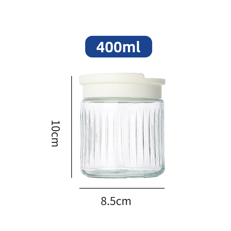 Glass Storage Jars for Dressings Pasta Pickles 5 Glass Storage Jars for Dressings Pasta Pickles - Image 5