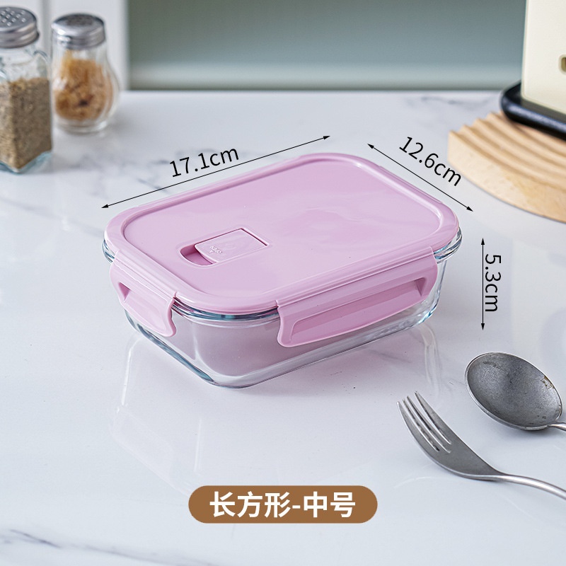Borosilicate glass food container with lid 5 Borosilicate glass food container with lid - Image 5