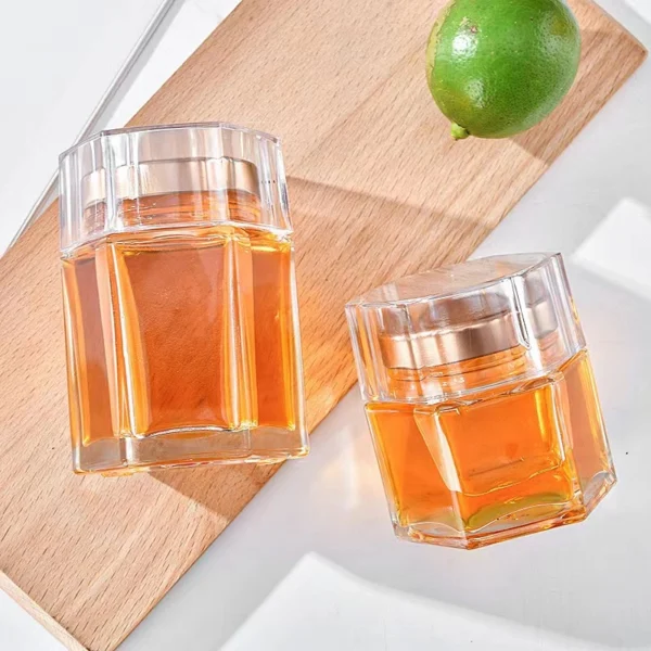 250g transparent glass honey bottle - Image 2