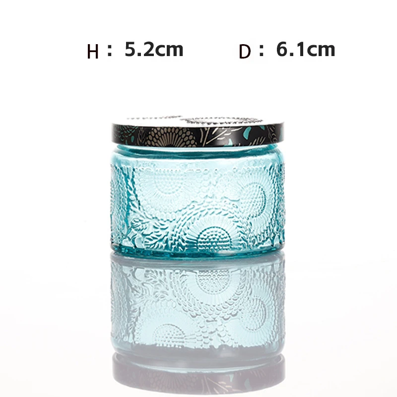 Round Shape Customized Color Candle Jar 7 Round Shape Customized Color Candle Jar - Image 7