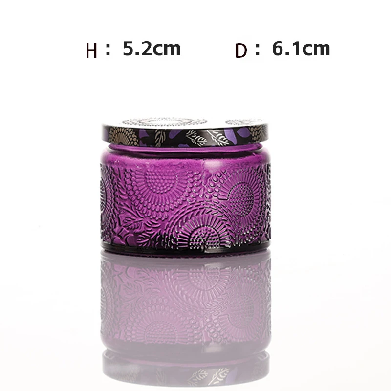 Round Shape Customized Color Candle Jar 3 Round Shape Customized Color Candle Jar - Image 3