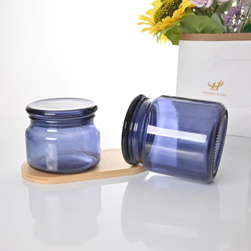 Wholesale Luxury 500ml Amber Glass Candle Jar With Lid 4 Wholesale Luxury 500ml Amber Glass Candle Jar With Lid - Image 4