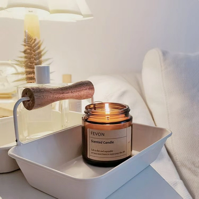 Luxury Empty Amber Blue White Green Candle Glass Jars 4 Luxury Empty Amber Blue White Green Candle Glass Jars - Image 4