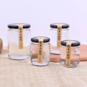 Kitchen Pickled Jar Vegetables Chili Mushroom Beef Sauce Glass Jar