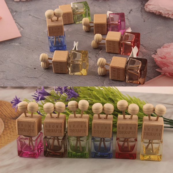8ml Square Car Freshener Empty Diffuser Glass Bottle - Image 4