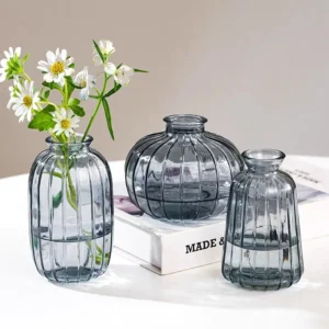 Fashion Style Crystal Flower Vase for Tabletop Decor