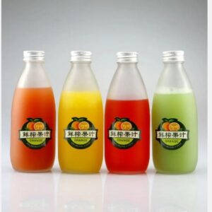 250ml Glass Milk Bottle with Screw Cap