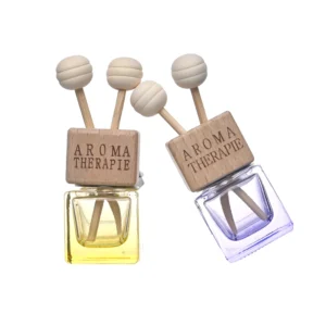 8ml Colorful square glass perfume bottle