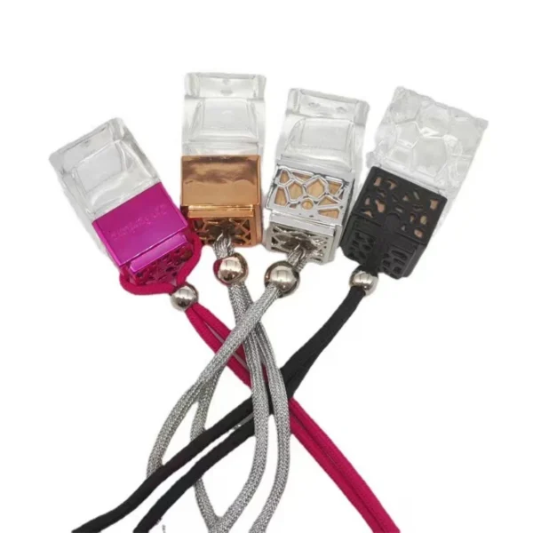 Mini Air Freshener Essential Oil Perfume Glass Bottle with Cap - Image 3