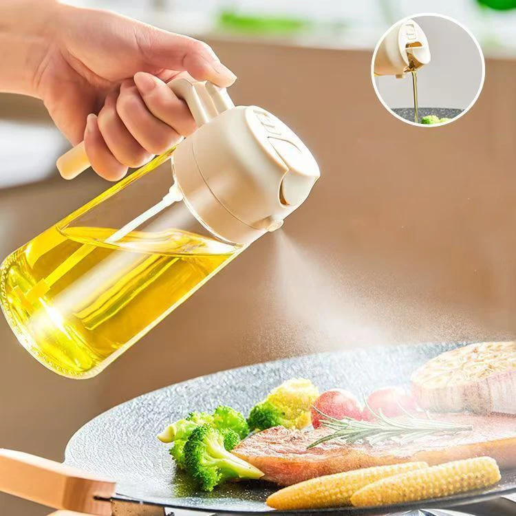 2 in 1 Oil Mister Vinegar Dispenser Bottle Oil Spray Bottle 2 2 in 1 Oil Mister Vinegar Dispenser Bottle Oil Spray Bottle - Image 2