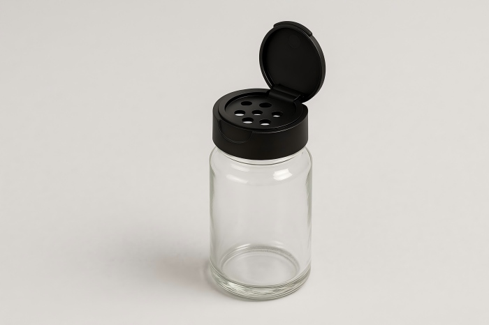 Flip-Top Caps of Glass Spice Jars