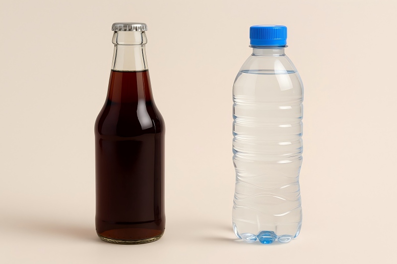 Glass vs Plastic Beverage Bottles
