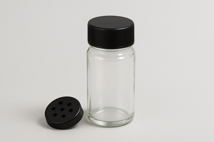 Screw Caps of Glass Spice Jars