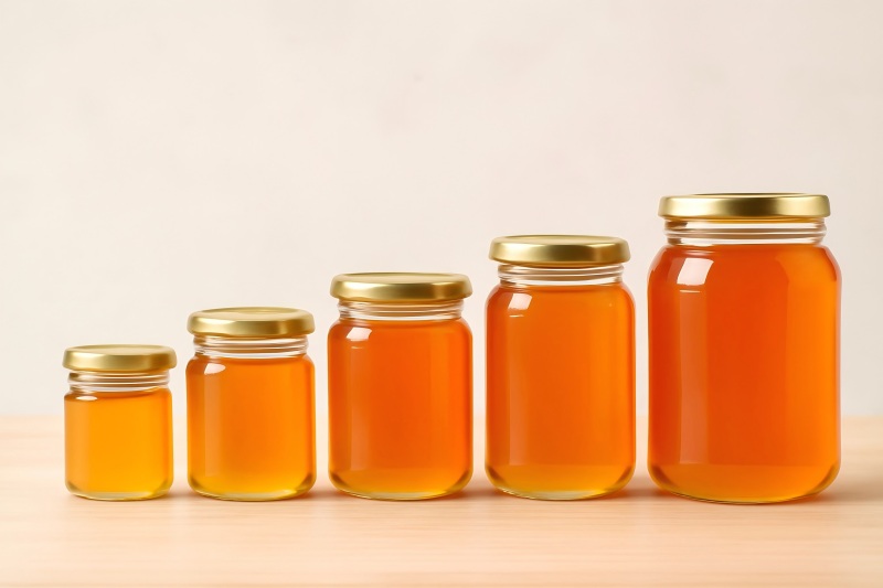 How to Choose the Right Capacity of Glass Honey Jar for Your Product Line 3 Standard Glass Honey Jar Sizes