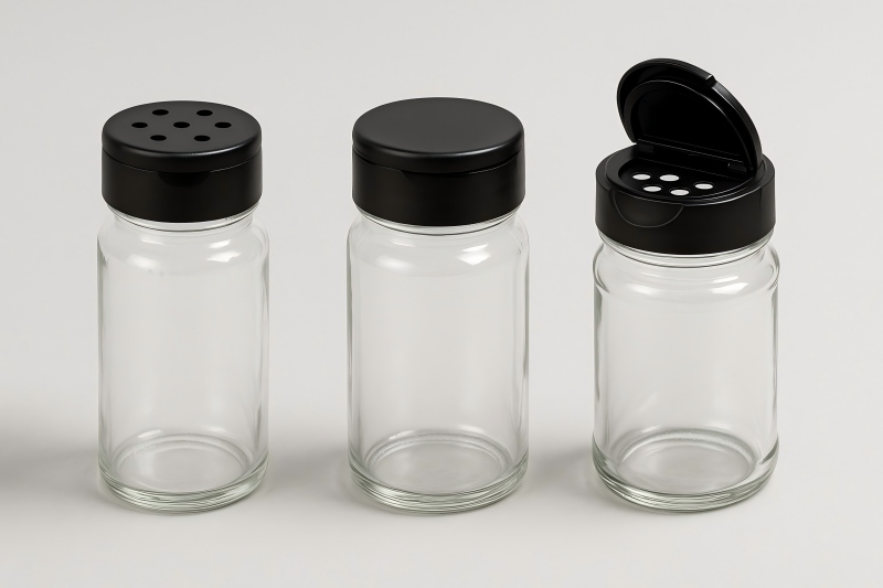 Types of Caps for Glass Spice Jars