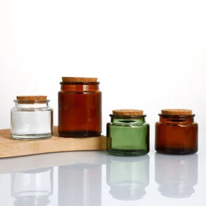 100ml 200ml Amber Glass Candle Jar with Cork Empty Clear Green Glass Container 9 H341c5abc29a245729ff2ba768e276a07a