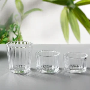 Wedding Candle Jars Wholesale Pinstripe Glass Cup Fancy Clear Glass Scented Candle Jar 8 Ha494c6cd04d146e99d53de6a07bed342S