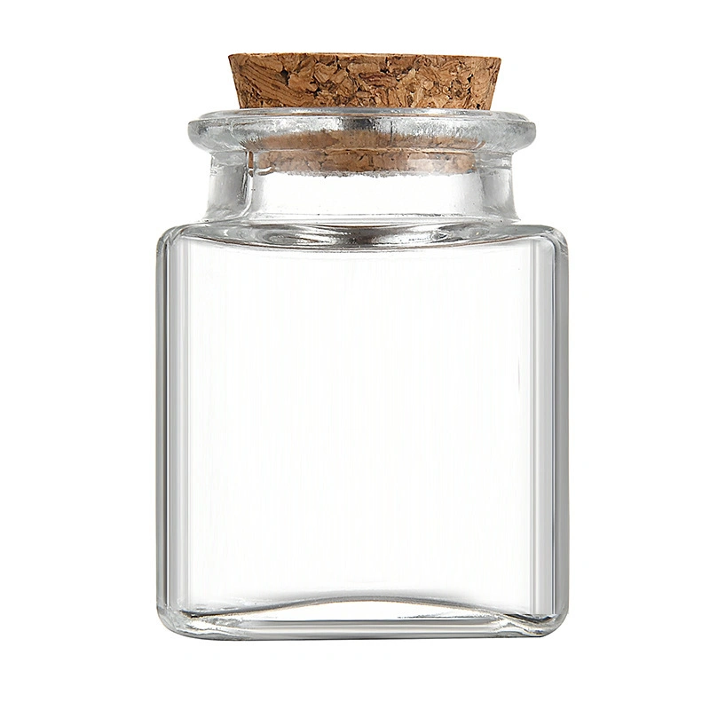 Square Glass Jar