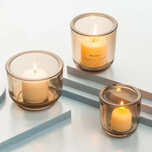Thick-walled luxury candle jars wholesale 7 h 3