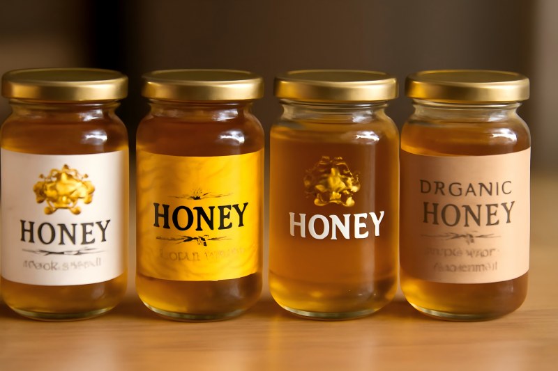 Customizable Options for Glass Honey Jars: Caps, Labels, and Embossed Logos 4 Custom Labels for Glass Honey Jars