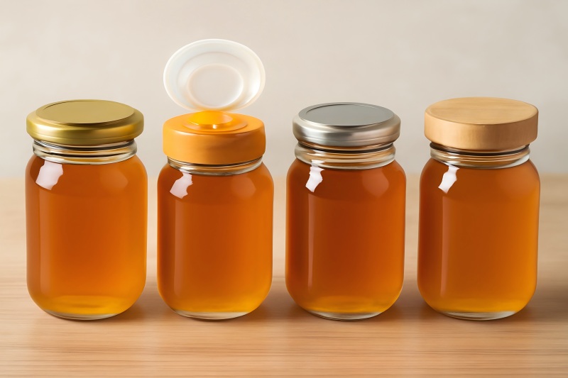 Glass Honey Jar Closures