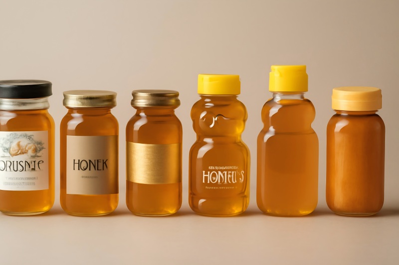 Glass vs Plastic Honey Jars