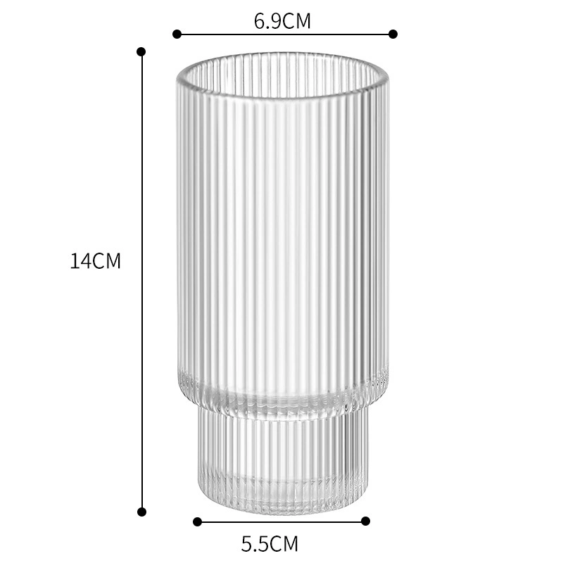 Glass Drink Cup With Wind Straw For Coffee And Water 3 Glass Drink Cup With Wind Straw For Coffee And Water - Image 3